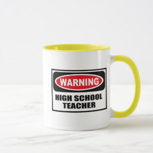 ALTA taza amonestadora del PROFESOR DE ESCUELA