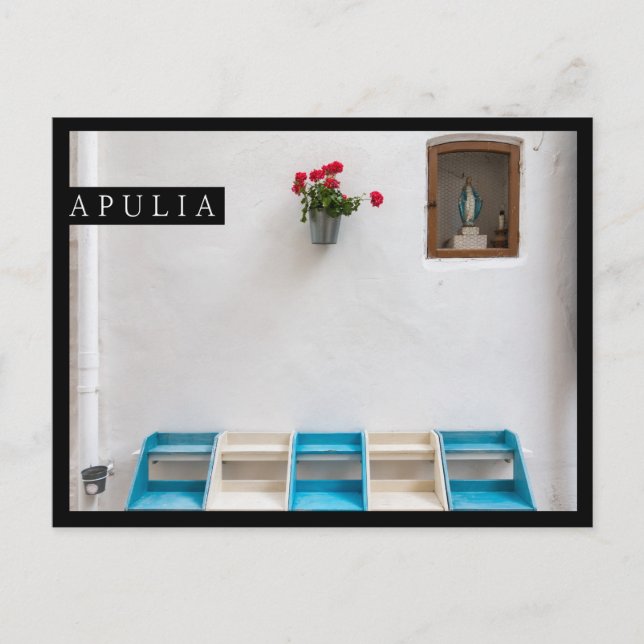 altar de la calle Virgen María en la postal del bo (Anverso)