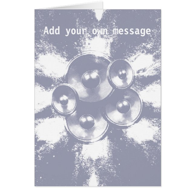 Altavoces de música azul claro (Frente)