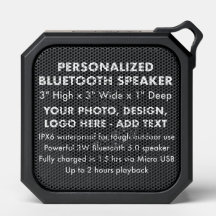 Altavoz Bluetooth a prueba de agua personalizada p