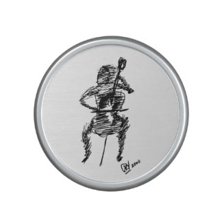 Altavoz de Bluetooth del Doodle del violoncelo