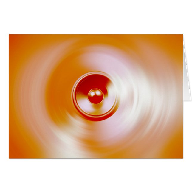 Altavoz de música de giro rojo (Anverso (Horizontal))