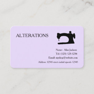 ALTERACIONES tarjetas de visita