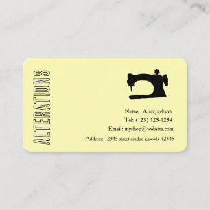 ALTERACIONES tarjetas de visita