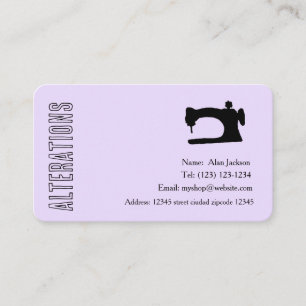 ALTERACIONES tarjetas de visita