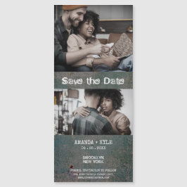 Alternative Engaged Hipster Couple Grunge Texture