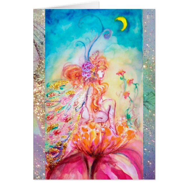 ALTHEA/Hada caprichosa en la flor rosa (Frente)