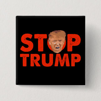 Alto a Trump - Botón rojo anti Trump