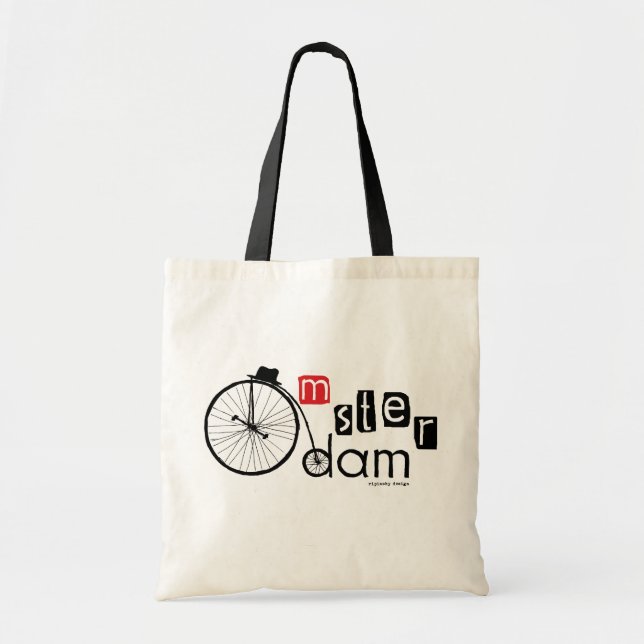 Alto bolso de Amsterdam de la rueda (Frente)