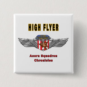 Alto Volante - botón Acorn Squadron Insignia