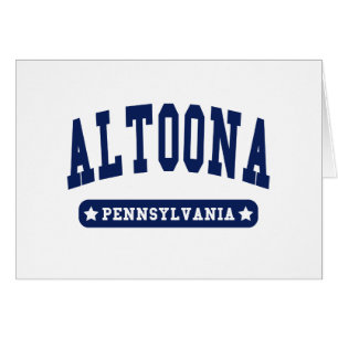 Altoona Pennsylvania College Style t camisetas