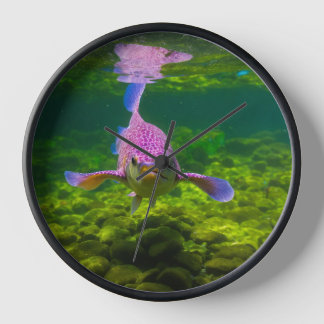 "Alucinantes aletas: Un caprichoso reloj de diseño