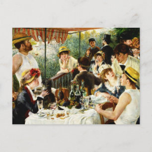 Alumerzo de Renoir de la postal del fiesta del