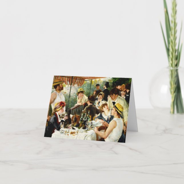 Alumerzo de Renoir de la tarjeta de nota del (Anverso)