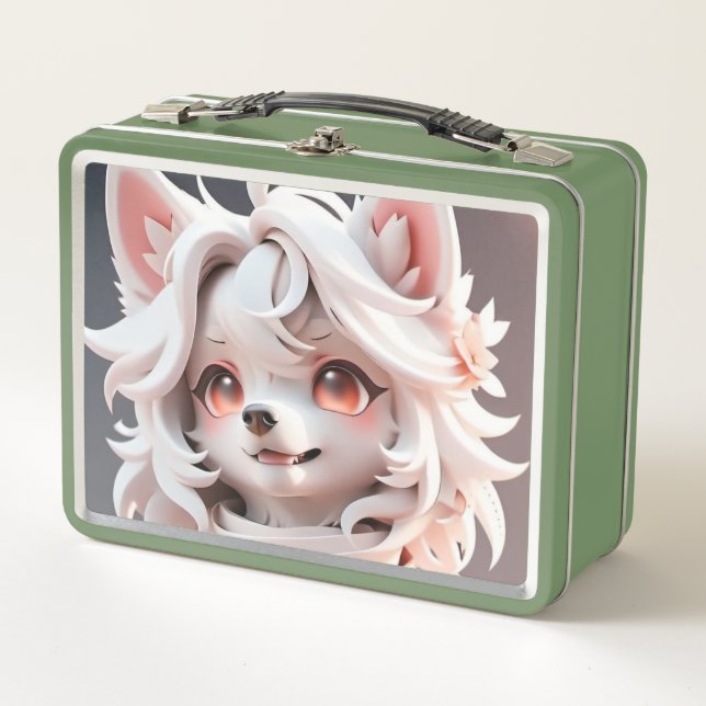 Aluminio Rosa Y Blanco Fluffy (Anverso)