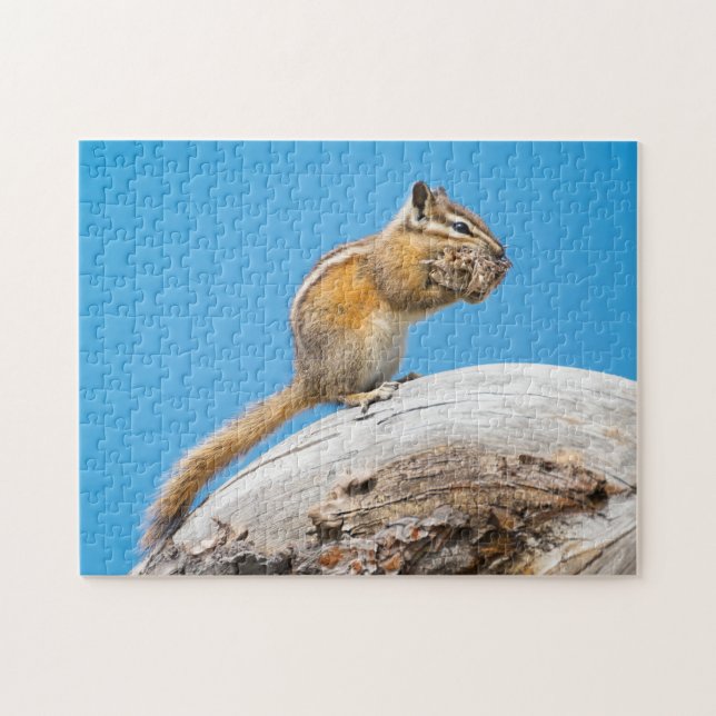 Alzándose para el rompecabezas de invierno (Horizontal)