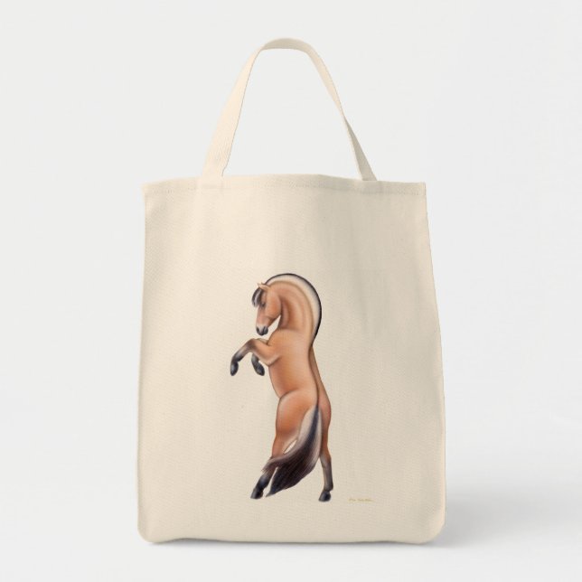 Alzar el bolso noruego del caballo del fiordo (Frente)