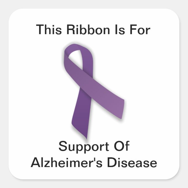 Alzheimer's Awareness - Pegatinas (Anverso)