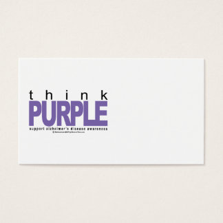 Alzheimers piensa en morado