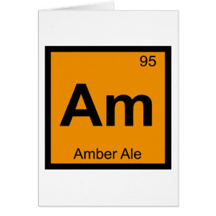 Am - Química de Amber Ale Símbolo de la tabla peri