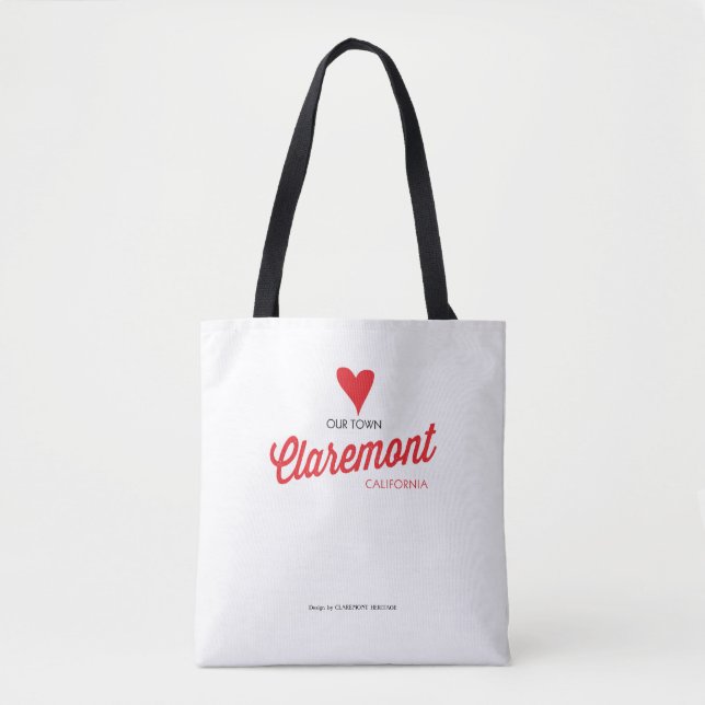 Ama a nuestro pueblo Claremont CA - Bolsa de Tote (Anverso)
