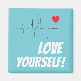 Ama a Ti Mismo Imán de Frecuencia Cardiaca Corazón