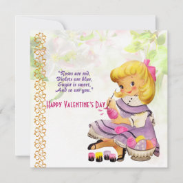 Ama a tu hija Rústica Floral Vintage Valentine