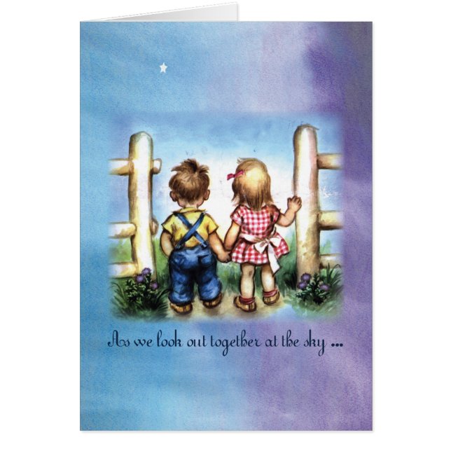 Ama a Vintage Boy, Chica sosteniendo manos (Frente)