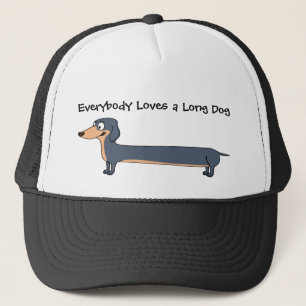 Ama al Long Dog - Gorra de camionero de Dachshund