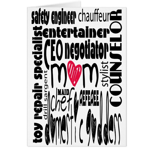 Ama de casa, descripción de las funciones (Frente)