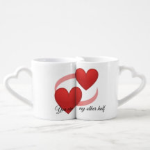 Ama dos tazas que encajan juntas.