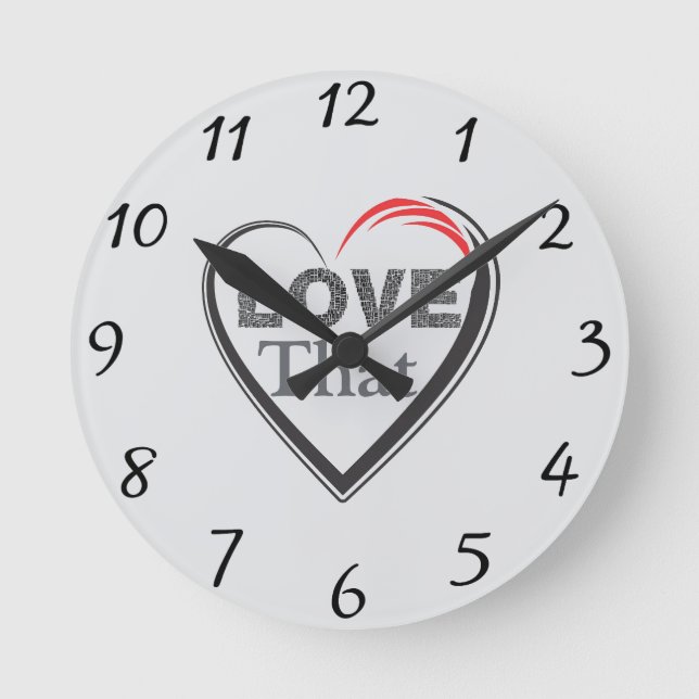 Ama Ese Reloj De Pared (Anverso)