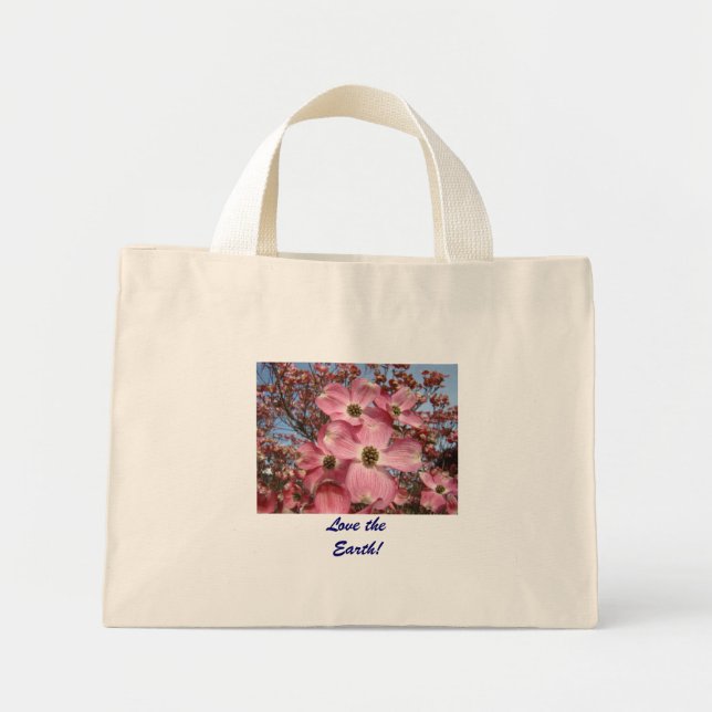 ¡Ama la Tierra! Bolsas de mano Flores de Cornejo R (Frente)
