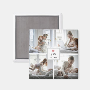 Ama Mamá - Imán de fotos de regalo personalizado
