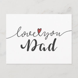 Ama, papá, feliz día del padre | Postal