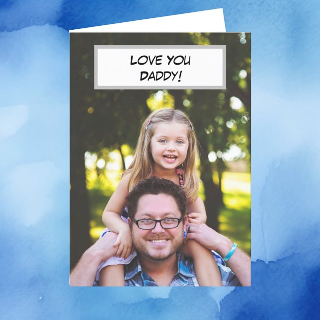 Ama Papi | Tarjeta fotográfica de padre e hijo (Subido por el creador)