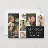 Ama tu abuela | Collage de fotos y texto RSVP Ca