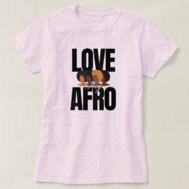 "Ama tu Afro" Camiseta gráfica de apreciación del