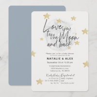 Ama tu luna y tu trasero invitación a Baby Shower