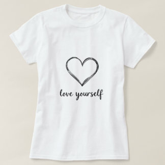 Ama tú misma - Camiseta de mujeres Inspiradoras po
