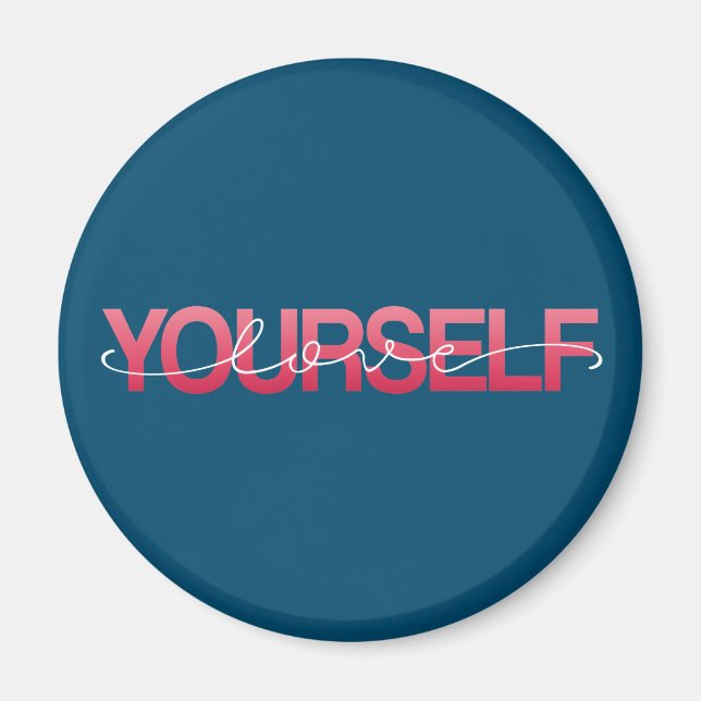 Ama tu propia caligrafía de San Valentín | Imán (Frente)