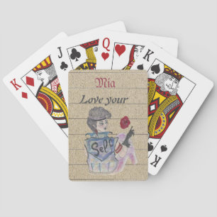🃏 "Ama Tu Sí Mismo" Cartas De Juego Personalizada