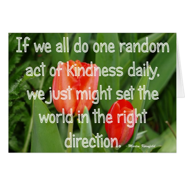 Amabilidad aleatoria (Anverso (Horizontal))