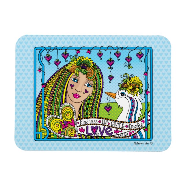 Amabilidad En El Imán Giver_Flex 6"x4" (Horizontal)