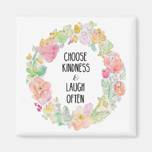 Amabilidad inspiradora y imán floral de la risa
