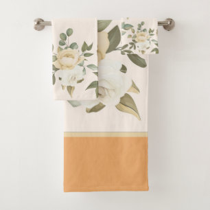 amada toalla de baño floral