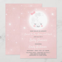 Amado A La Luna Y A La Vuelta Invitación De Baby S