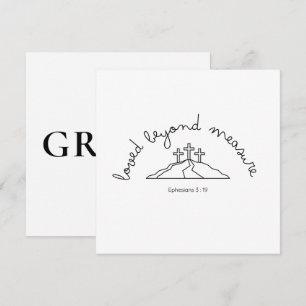 Amado Más Allá de la Invitación Tarjeta Cristiana 