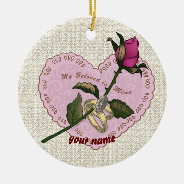 Amado ornamento de Rosa de Minas (Frente)