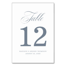 Amado | Tarjetas de números de tabla de Bodas